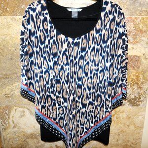 Animal print blouse